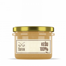 Ořechové máslo, Šufan Kešu 100%, 190 g