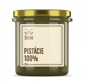 Ořechové máslo, Šufan Pistácie 100%, 330 g