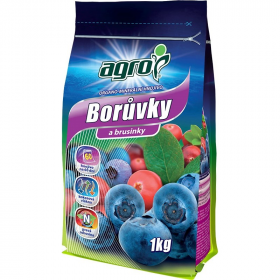 Organo - minerální hnojivo pro BORŮVKY a BRUSINKY, Agro, balení 1 kg