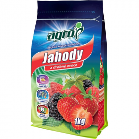Organo - minerální hnojivo pro JAHODY a DROBNÉ OVOCE, Agro, balení 1 kg