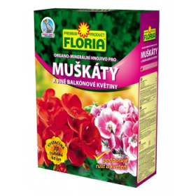Organo - minerální hnojivo pro MUŠKÁTY a balkónové rostliny, Floria, balení 2.5 kg