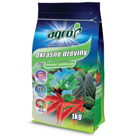 Organo - minerální hnojivo pro OKRASNÉ DŘEVINY, Agro, balení 1 kg