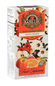 Ovocný čaj, Basilur Fruit Blood Orange, porcovaný bez přebalu, 25 sáčků