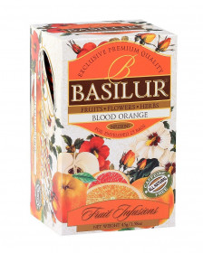 Ovocný čaj, Basilur Fruit Blood Orange, porcovaný s přebalem, 25 sáčků