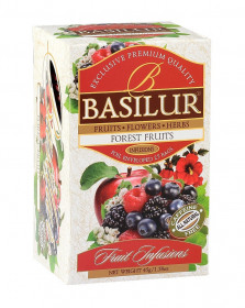 Ovocný čaj, Basilur Fruit Forest Fruit, porcovaný s přebalem, 25 sáčků