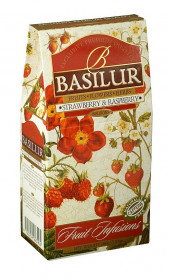 Ovocný čaj, Basilur Fruit Strawberry and Raspberry, sypaný, 100 g