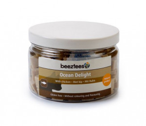 Pamlsek pro kočky s kuřecím a rybou, OCEAN DELIGHT, 90 g