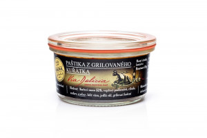 Paštika z grilovaného kuřátka, Via Delicia, bez lepku, 130 g