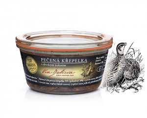 Pečená křepelka s divokým kořením, Via Delicia, bez lepku, 210 g
