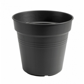 Plastový květináč elho GREEN BASICS, průměr 15 cm, černý