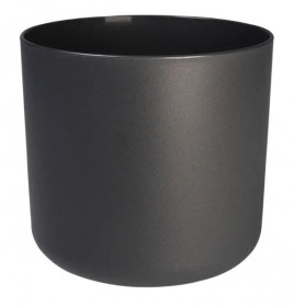 Plastový obal na květináč elho B.FOR SOFT, průměr 14 cm, antracitový