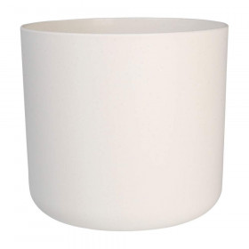 Plastový obal na květináč elho B.FOR SOFT, průměr 14 cm, bílý