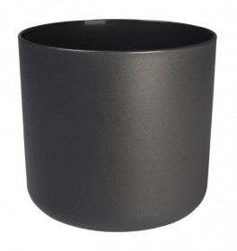 Plastový obal na květináč elho B.FOR SOFT, průměr 16 cm, antracitový
