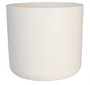 Plastový obal na květináč elho B.FOR SOFT, průměr 16 cm, bílý