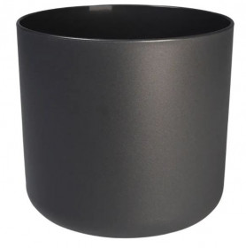 Plastový obal na květináč elho B.FOR SOFT, průměr 18 cm, antracitový