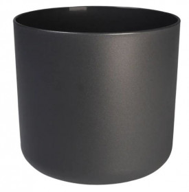 Plastový obal na květináč elho B.FOR SOFT, průměr 22 cm, antracitový