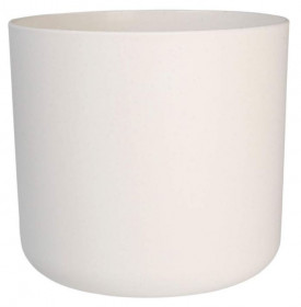 Plastový obal na květináč elho B.FOR SOFT, průměr 25 cm, bílý