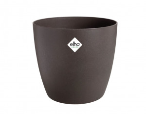 Plastový obal na květináč elho THE COFFEE COLLECTION, průměr 13 cm, hnědá