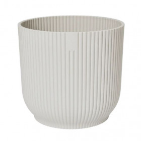 Plastový obal na květináč elho VIBES FOLD, průměr 18 cm, bílý