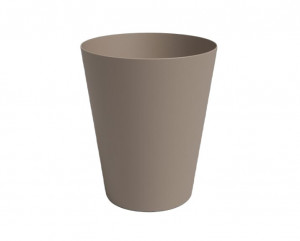 Plastový obal na květináč pro orchidej PORTO, průměr 12.7 cm, taupe