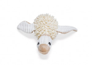 Plyšová hračka pro psy, kachna Jago ECO, béžová, 33 cm