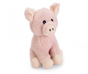 Plyšová hračka pro psy, prase Gino, růžová, 25 cm