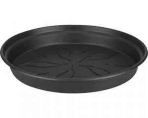 Podmiska pod květináč elho GREEN BASICS, průměr 45 cm, černá
