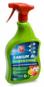 Postřiková ochrana proti škůdcům, Bayer Garden SANIUM AL, balení 1 l