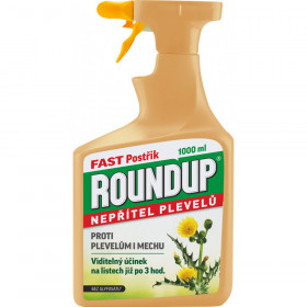 Postřikový likvidátor plevele a mechu, ROUNDUP FAST, balení 1 l