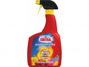 Postřikový likvidátor škůdců a chorob, Substral CAREO A SAPROL 2v1, balení 800 ml