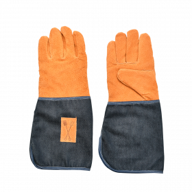 Prodloužené zahradní rukavice Esschert Design DENIM, pánské, velikost UNI, tmavě modré