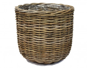 Ratanový obal na květináč, průměr 36 cm