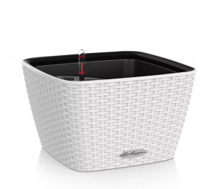Samozavlažovací květináč Lechuza BACINO Cottage 30, komplet set, bílý