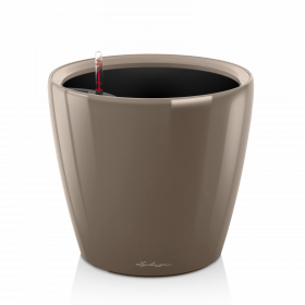 Samozavlažovací květináč Lechuza CLASSICO LS 35, komplet set, taupe
