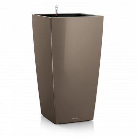 Samozavlažovací květináč Lechuza CUBICO 40, komplet set, taupe