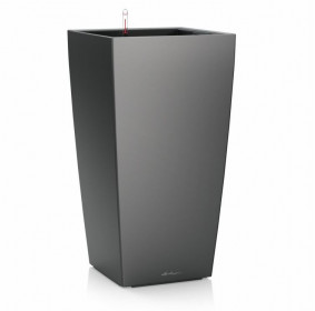Samozavlažovací květináč Lechuza CUBICO 50, komplet set, antracitový