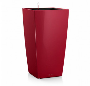 Samozavlažovací květináč Lechuza CUBICO 50, komplet set, červený