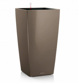 Samozavlažovací květináč Lechuza CUBICO 50, komplet set, taupe