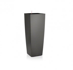 Samozavlažovací květináč Lechuza CUBICO ALTO 40, komplet set, antracitový