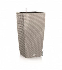 Samozavlažovací květináč Lechuza CUBICO Cottage 40, komplet set, pískový