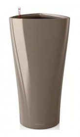 Samozavlažovací květináč Lechuza DELTA 30, komplet set, taupe