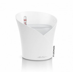 Samozavlažovací květináč Lechuza ORCHIDEA 18, komplet set, bílý mat