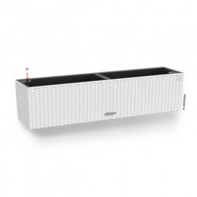 Samozavlažovací truhlík Lechuza BALCONERA Cottage 80 - komplet set, bílý