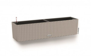 Samozavlažovací truhlík Lechuza BALCONERA Cottage 80, komplet set, pískový