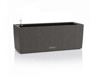 Samozavlažovací truhlík Lechuza BALCONERA Stone 50, komplet set, černý