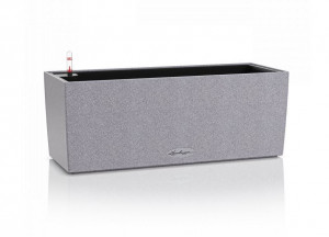 Samozavlažovací truhlík Lechuza BALCONERA Stone 50, komplet set, šedý