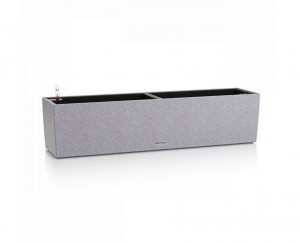 Samozavlažovací truhlík Lechuza BALCONERA Stone 80, komplet set, šedý
