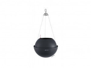 Samozavlažovací závěsný květináč Lechuza BOLA Color 32, komplet set, břidlicový