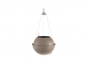 Samozavlažovací závěsný květináč Lechuza BOLA Color 32, komplet set, pískový