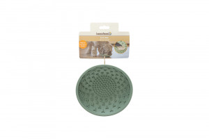 Silikonová miska proti hltání, zelená, průměr 19 cm